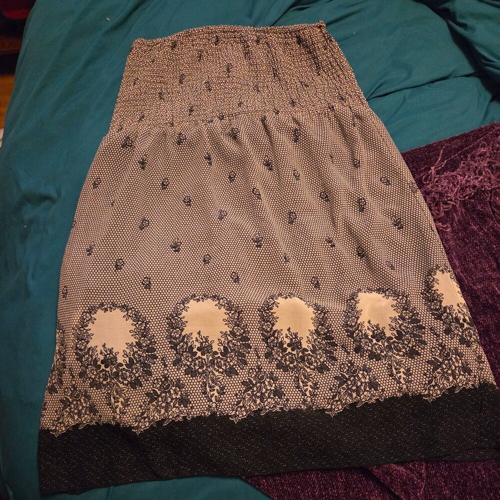 Era - Smocked-top Skirt Vintage Size M